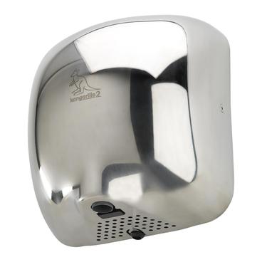 Kangarillo 2 ECO hand dryer in stainless steel from below