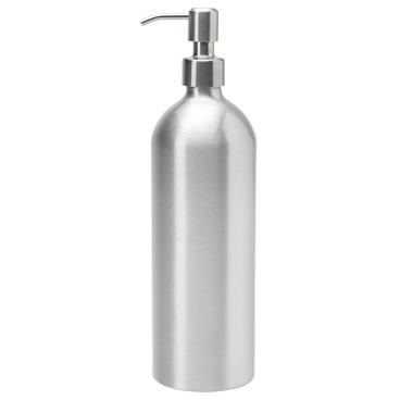 Refillable Aluminium Sanitiser dispenser with Stainless Steel pump.