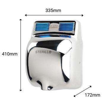 Sterillo Duo Germ and Virus Killing Hand Dryer  - main image