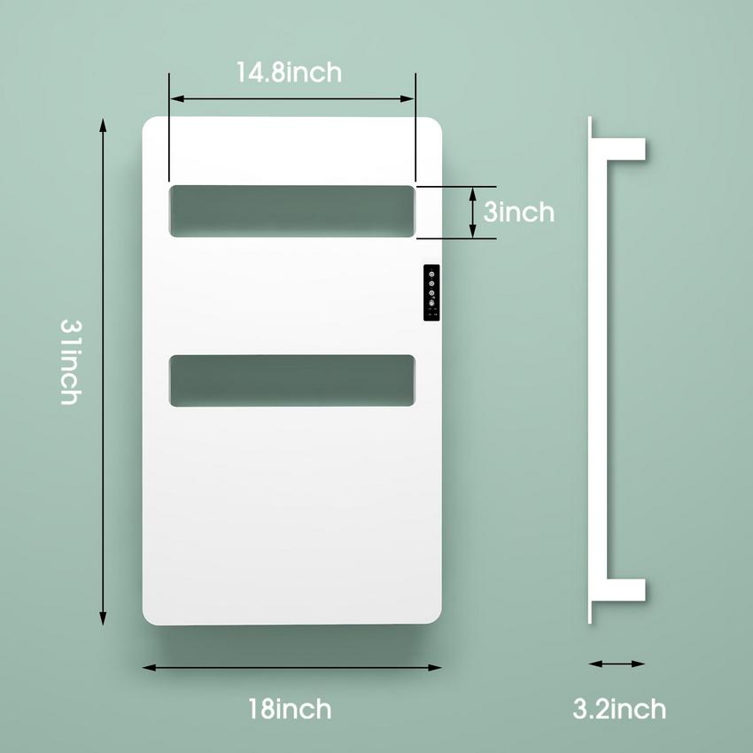 Shadow Heated Towel Rail - main image