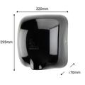 Kangarillo 2 ECO Hand Dryer - Stainless Steel - thumbnail image 7